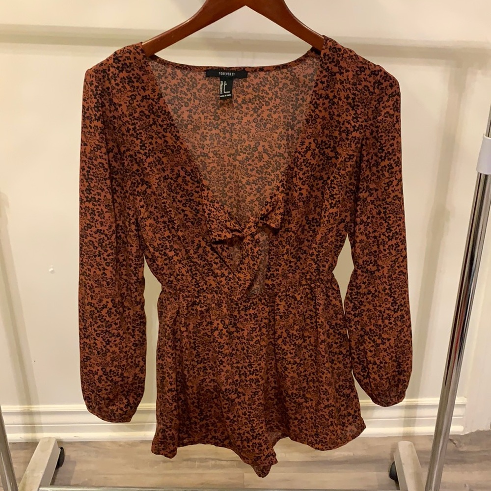 Forever 21 long sleeve romper